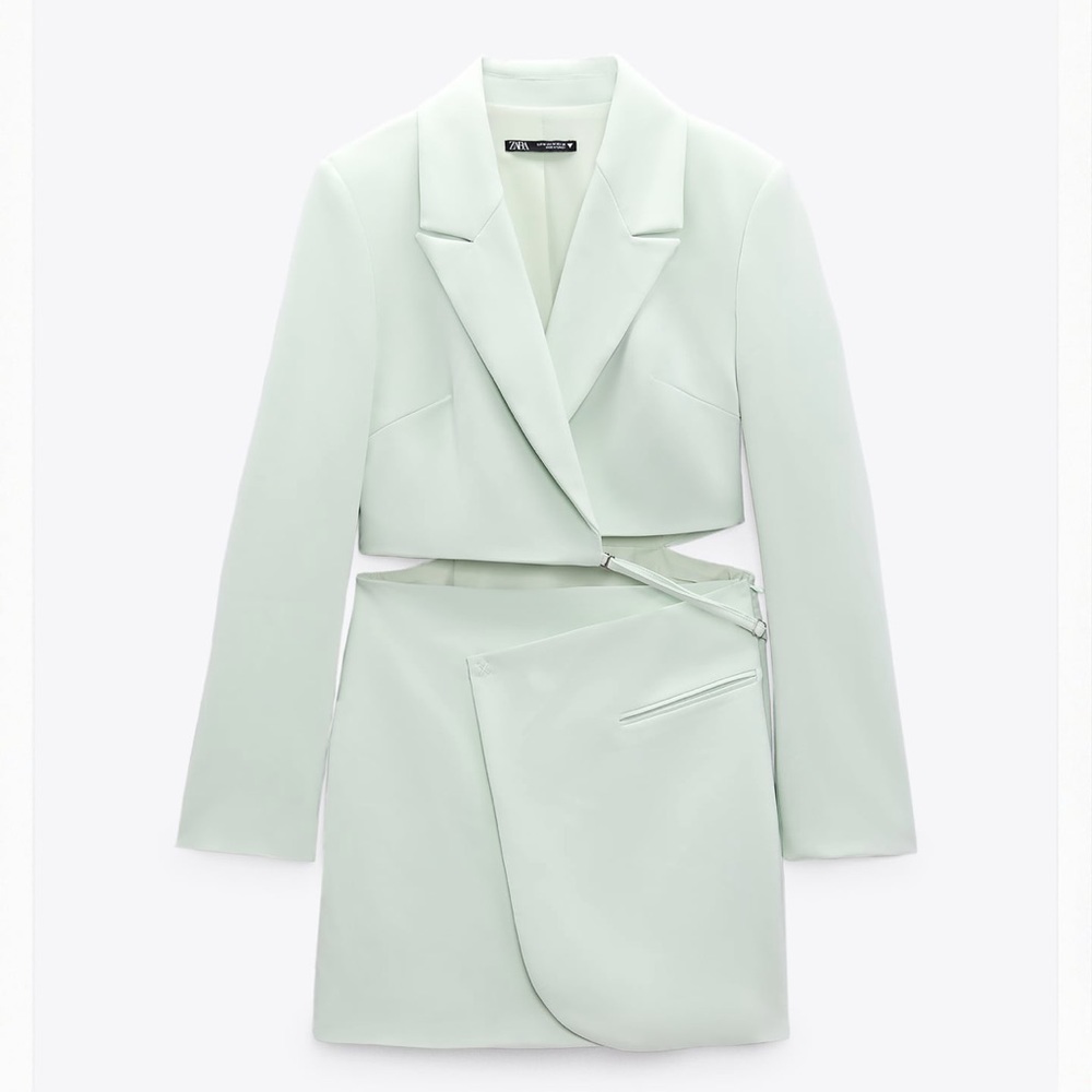 Zara Cut Out Blazer Dress